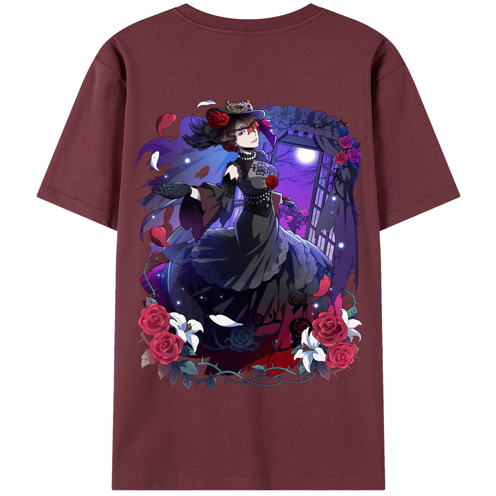 （画像用） 文豪ストレイドッグス Bungo Stray Dogs 綿100％半袖Tシャツ（背面プリント）